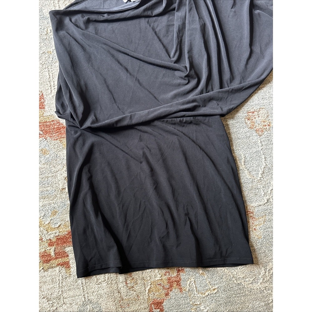 Jessica Simpson‎ Size S Black Off Shoulder Y2K Mini Dress Going Out Bodycon - Picture 5 of 7